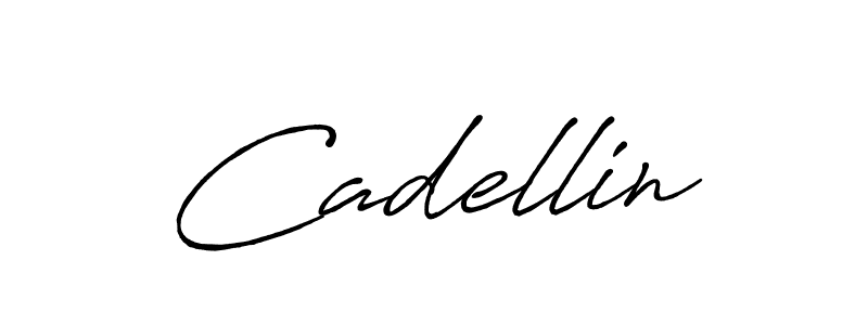 Use a signature maker to create a handwritten signature online. With this signature software, you can design (Antro_Vectra_Bolder) your own signature for name Cadellin. Cadellin signature style 7 images and pictures png