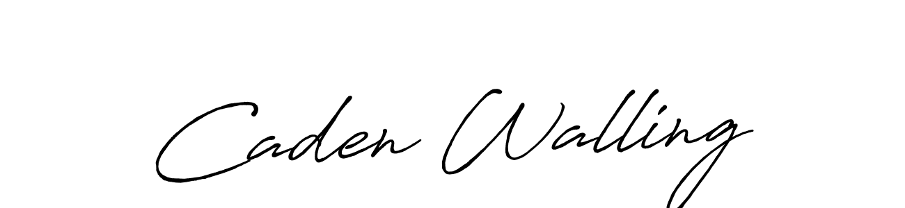 The best way (Antro_Vectra_Bolder) to make a short signature is to pick only two or three words in your name. The name Caden Walling include a total of six letters. For converting this name. Caden Walling signature style 7 images and pictures png