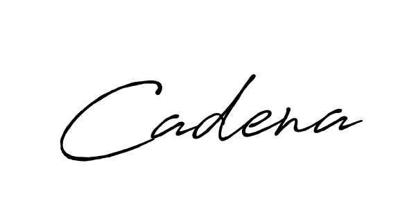 Make a beautiful signature design for name Cadena. With this signature (Antro_Vectra_Bolder) style, you can create a handwritten signature for free. Cadena signature style 7 images and pictures png