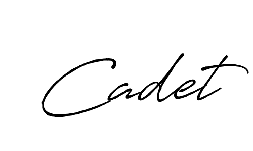 How to make Cadet name signature. Use Antro_Vectra_Bolder style for creating short signs online. This is the latest handwritten sign. Cadet signature style 7 images and pictures png