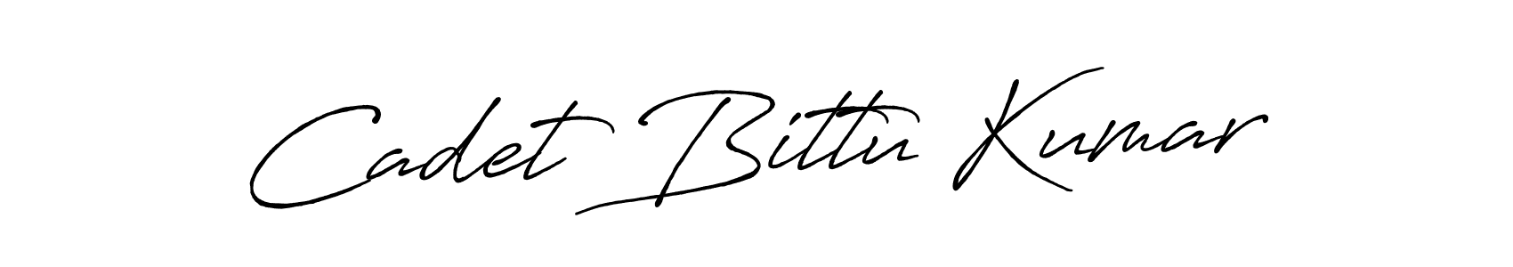 Design your own signature with our free online signature maker. With this signature software, you can create a handwritten (Antro_Vectra_Bolder) signature for name Cadet Bittu Kumar. Cadet Bittu Kumar signature style 7 images and pictures png