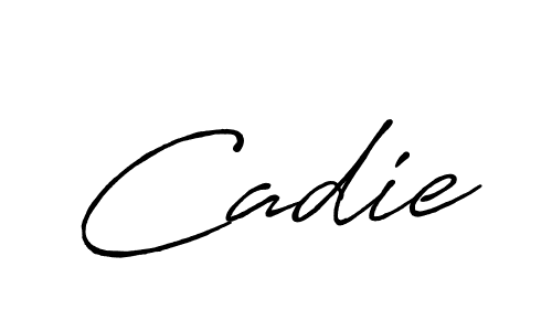Design your own signature with our free online signature maker. With this signature software, you can create a handwritten (Antro_Vectra_Bolder) signature for name Cadie. Cadie signature style 7 images and pictures png
