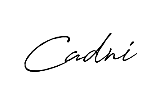 How to make Cadni name signature. Use Antro_Vectra_Bolder style for creating short signs online. This is the latest handwritten sign. Cadni signature style 7 images and pictures png