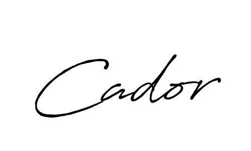 Make a beautiful signature design for name Cador. With this signature (Antro_Vectra_Bolder) style, you can create a handwritten signature for free. Cador signature style 7 images and pictures png