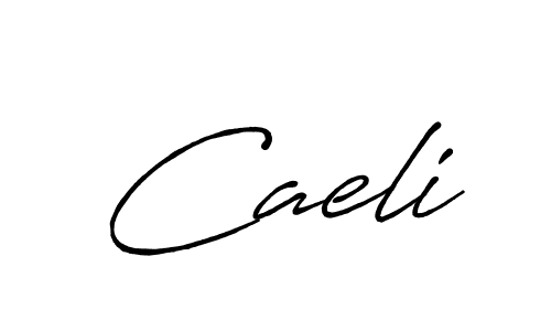 Use a signature maker to create a handwritten signature online. With this signature software, you can design (Antro_Vectra_Bolder) your own signature for name Caeli. Caeli signature style 7 images and pictures png