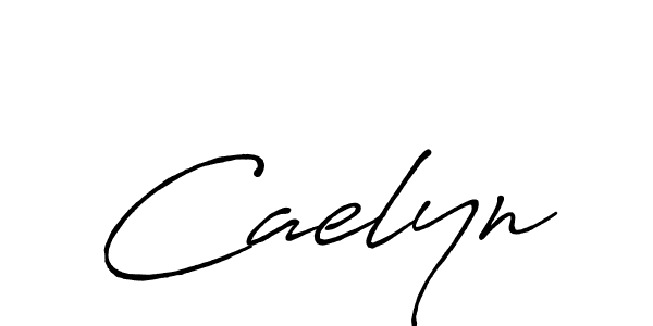 How to make Caelyn signature? Antro_Vectra_Bolder is a professional autograph style. Create handwritten signature for Caelyn name. Caelyn signature style 7 images and pictures png