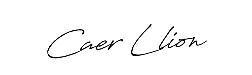 Design your own signature with our free online signature maker. With this signature software, you can create a handwritten (Antro_Vectra_Bolder) signature for name Caer Llion. Caer Llion signature style 7 images and pictures png