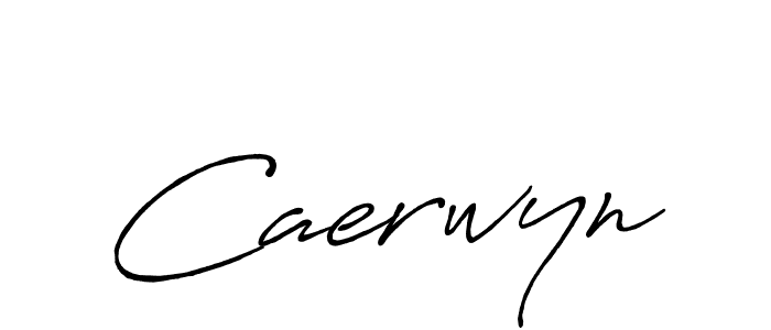 Make a beautiful signature design for name Caerwyn. With this signature (Antro_Vectra_Bolder) style, you can create a handwritten signature for free. Caerwyn signature style 7 images and pictures png