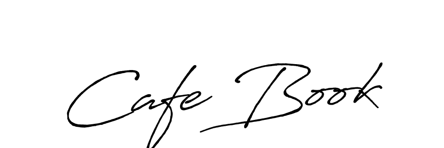 How to make Cafe Book name signature. Use Antro_Vectra_Bolder style for creating short signs online. This is the latest handwritten sign. Cafe Book signature style 7 images and pictures png