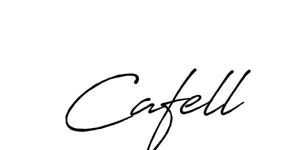 How to make Cafell name signature. Use Antro_Vectra_Bolder style for creating short signs online. This is the latest handwritten sign. Cafell signature style 7 images and pictures png