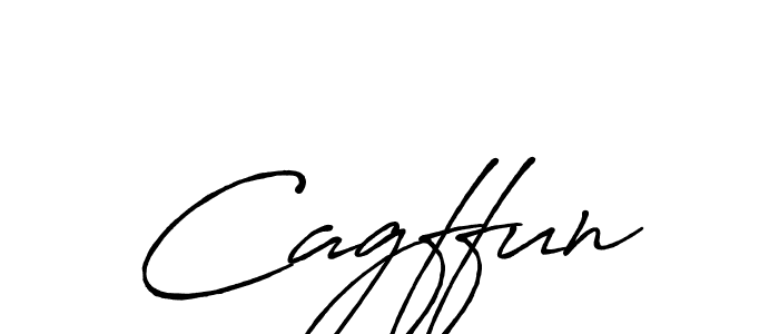 Also we have Cagffun name is the best signature style. Create professional handwritten signature collection using Antro_Vectra_Bolder autograph style. Cagffun signature style 7 images and pictures png