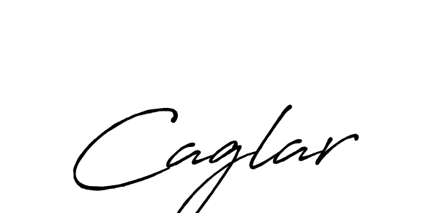 How to make Caglar name signature. Use Antro_Vectra_Bolder style for creating short signs online. This is the latest handwritten sign. Caglar signature style 7 images and pictures png