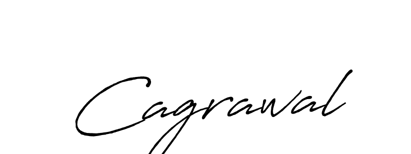 Make a beautiful signature design for name Cagrawal. With this signature (Antro_Vectra_Bolder) style, you can create a handwritten signature for free. Cagrawal signature style 7 images and pictures png