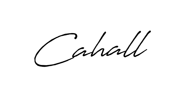 Use a signature maker to create a handwritten signature online. With this signature software, you can design (Antro_Vectra_Bolder) your own signature for name Cahall. Cahall signature style 7 images and pictures png