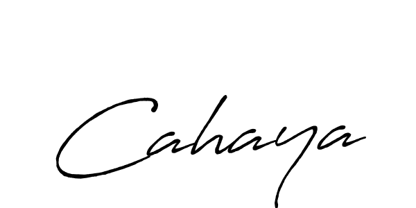 It looks lik you need a new signature style for name Cahaya. Design unique handwritten (Antro_Vectra_Bolder) signature with our free signature maker in just a few clicks. Cahaya signature style 7 images and pictures png