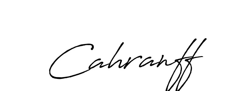 Use a signature maker to create a handwritten signature online. With this signature software, you can design (Antro_Vectra_Bolder) your own signature for name Cahranff. Cahranff signature style 7 images and pictures png