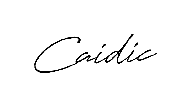 Create a beautiful signature design for name Caidic. With this signature (Antro_Vectra_Bolder) fonts, you can make a handwritten signature for free. Caidic signature style 7 images and pictures png