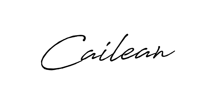How to make Cailean name signature. Use Antro_Vectra_Bolder style for creating short signs online. This is the latest handwritten sign. Cailean signature style 7 images and pictures png
