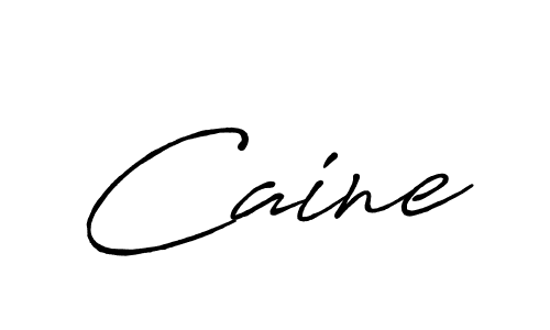 The best way (Antro_Vectra_Bolder) to make a short signature is to pick only two or three words in your name. The name Caine include a total of six letters. For converting this name. Caine signature style 7 images and pictures png