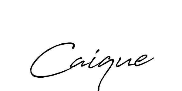 Create a beautiful signature design for name Caique. With this signature (Antro_Vectra_Bolder) fonts, you can make a handwritten signature for free. Caique signature style 7 images and pictures png