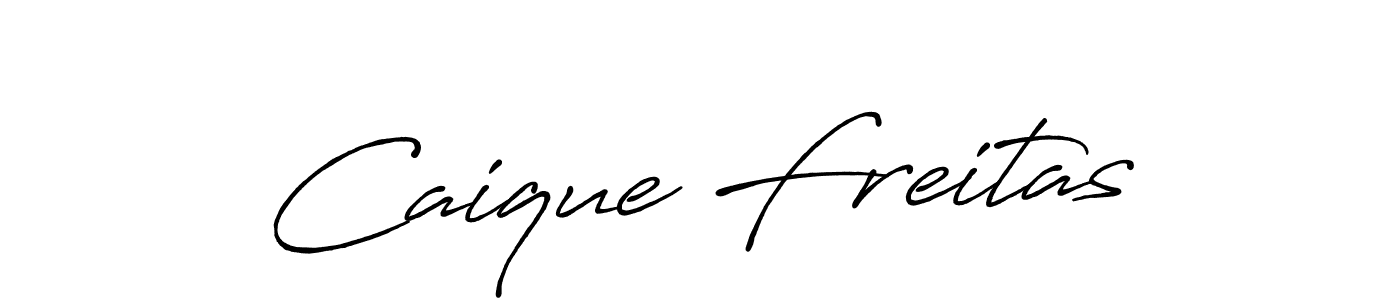 It looks lik you need a new signature style for name Caique Freitas. Design unique handwritten (Antro_Vectra_Bolder) signature with our free signature maker in just a few clicks. Caique Freitas signature style 7 images and pictures png