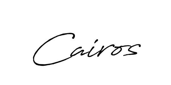 Create a beautiful signature design for name Cairos. With this signature (Antro_Vectra_Bolder) fonts, you can make a handwritten signature for free. Cairos signature style 7 images and pictures png