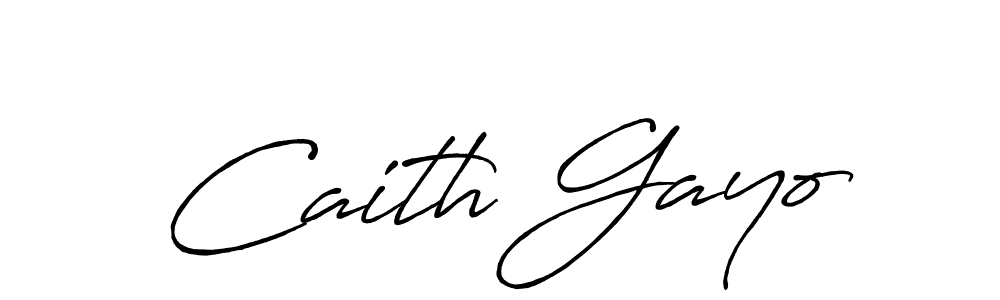How to make Caith Gayo name signature. Use Antro_Vectra_Bolder style for creating short signs online. This is the latest handwritten sign. Caith Gayo signature style 7 images and pictures png
