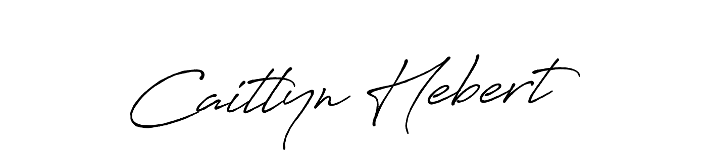 Caitlyn Hebert stylish signature style. Best Handwritten Sign (Antro_Vectra_Bolder) for my name. Handwritten Signature Collection Ideas for my name Caitlyn Hebert. Caitlyn Hebert signature style 7 images and pictures png