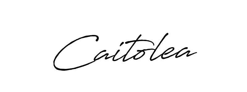 It looks lik you need a new signature style for name Caitolea. Design unique handwritten (Antro_Vectra_Bolder) signature with our free signature maker in just a few clicks. Caitolea signature style 7 images and pictures png