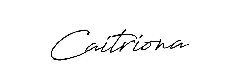 Create a beautiful signature design for name Caitriona. With this signature (Antro_Vectra_Bolder) fonts, you can make a handwritten signature for free. Caitriona signature style 7 images and pictures png