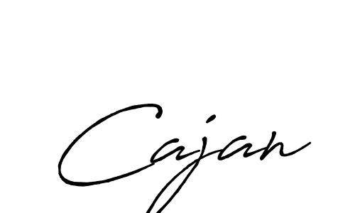 Create a beautiful signature design for name Cajan. With this signature (Antro_Vectra_Bolder) fonts, you can make a handwritten signature for free. Cajan signature style 7 images and pictures png