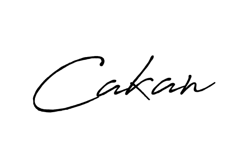 Use a signature maker to create a handwritten signature online. With this signature software, you can design (Antro_Vectra_Bolder) your own signature for name Cakan. Cakan signature style 7 images and pictures png