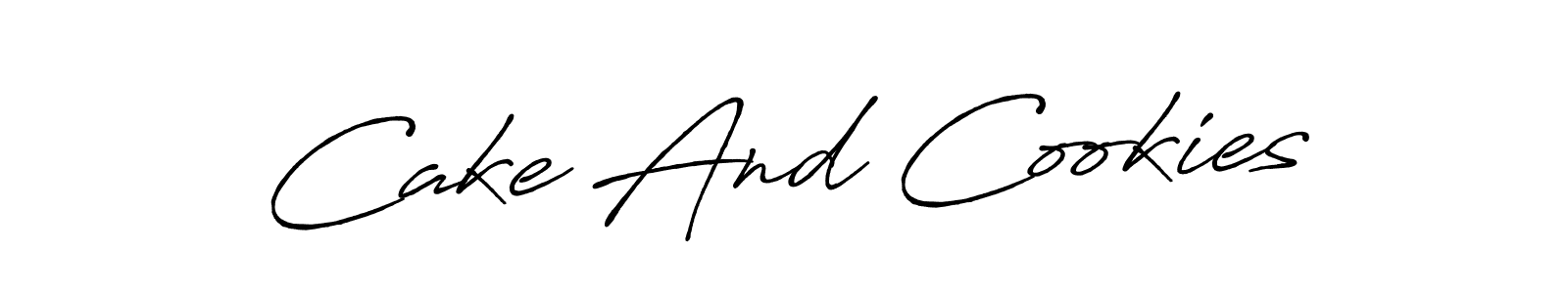 Similarly Antro_Vectra_Bolder is the best handwritten signature design. Signature creator online .You can use it as an online autograph creator for name Cake And Cookies. Cake And Cookies signature style 7 images and pictures png