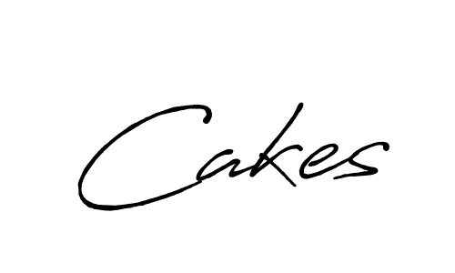 Also we have Cakes name is the best signature style. Create professional handwritten signature collection using Antro_Vectra_Bolder autograph style. Cakes signature style 7 images and pictures png