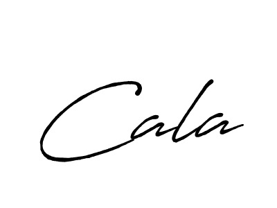 Use a signature maker to create a handwritten signature online. With this signature software, you can design (Antro_Vectra_Bolder) your own signature for name Cala. Cala signature style 7 images and pictures png