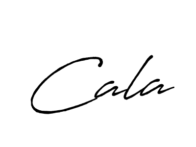 Use a signature maker to create a handwritten signature online. With this signature software, you can design (Antro_Vectra_Bolder) your own signature for name Cala. Cala signature style 7 images and pictures png