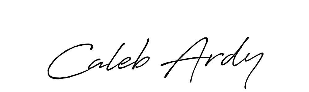 How to make Caleb Ardy name signature. Use Antro_Vectra_Bolder style for creating short signs online. This is the latest handwritten sign. Caleb Ardy signature style 7 images and pictures png