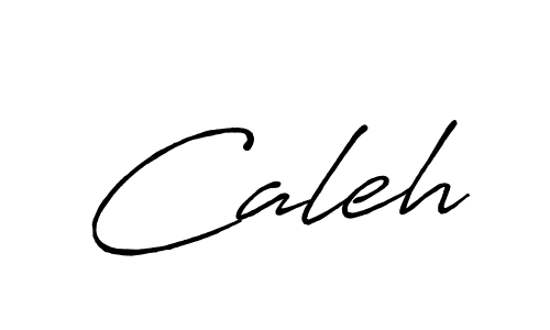 Make a beautiful signature design for name Caleh. With this signature (Antro_Vectra_Bolder) style, you can create a handwritten signature for free. Caleh signature style 7 images and pictures png