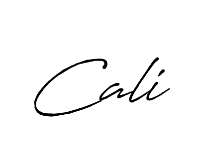 Cali stylish signature style. Best Handwritten Sign (Antro_Vectra_Bolder) for my name. Handwritten Signature Collection Ideas for my name Cali. Cali signature style 7 images and pictures png