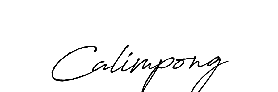 Design your own signature with our free online signature maker. With this signature software, you can create a handwritten (Antro_Vectra_Bolder) signature for name Calimpong. Calimpong signature style 7 images and pictures png