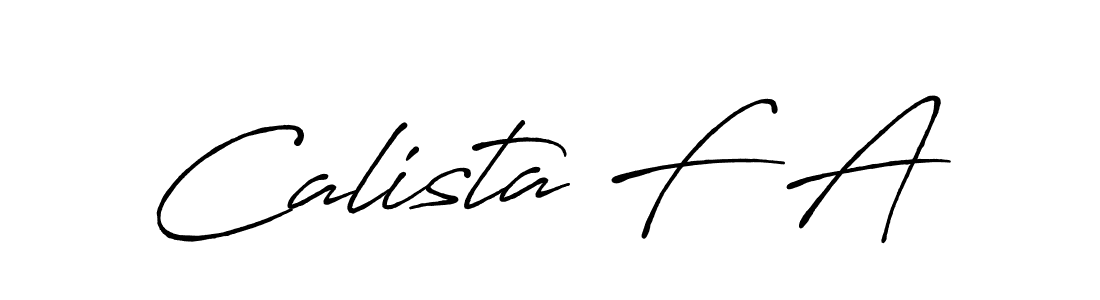 Similarly Antro_Vectra_Bolder is the best handwritten signature design. Signature creator online .You can use it as an online autograph creator for name Calista F A. Calista F A signature style 7 images and pictures png