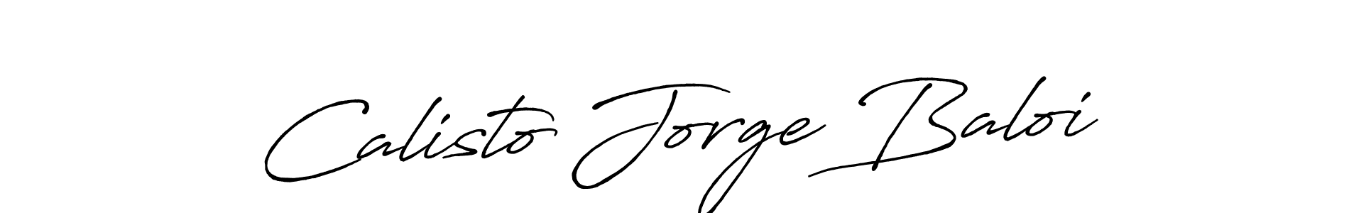 It looks lik you need a new signature style for name Calisto Jorge Baloi. Design unique handwritten (Antro_Vectra_Bolder) signature with our free signature maker in just a few clicks. Calisto Jorge Baloi signature style 7 images and pictures png