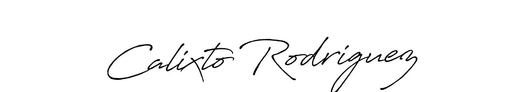 You should practise on your own different ways (Antro_Vectra_Bolder) to write your name (Calixto Rodriguez) in signature. don't let someone else do it for you. Calixto Rodriguez signature style 7 images and pictures png