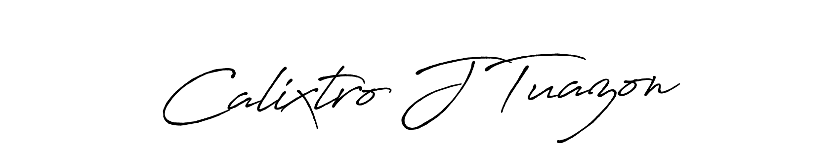 Also You can easily find your signature by using the search form. We will create Calixtro J Tuazon name handwritten signature images for you free of cost using Antro_Vectra_Bolder sign style. Calixtro J Tuazon signature style 7 images and pictures png