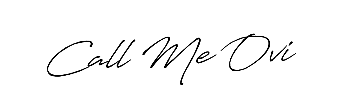 Similarly Antro_Vectra_Bolder is the best handwritten signature design. Signature creator online .You can use it as an online autograph creator for name Call Me Ovi. Call Me Ovi signature style 7 images and pictures png