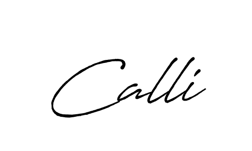 How to make Calli name signature. Use Antro_Vectra_Bolder style for creating short signs online. This is the latest handwritten sign. Calli signature style 7 images and pictures png