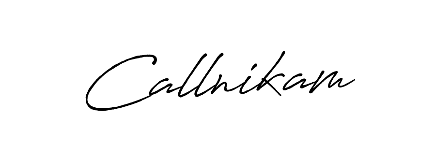It looks lik you need a new signature style for name Callnikam. Design unique handwritten (Antro_Vectra_Bolder) signature with our free signature maker in just a few clicks. Callnikam signature style 7 images and pictures png