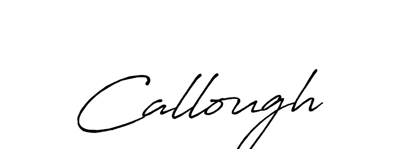 Make a beautiful signature design for name Callough. With this signature (Antro_Vectra_Bolder) style, you can create a handwritten signature for free. Callough signature style 7 images and pictures png