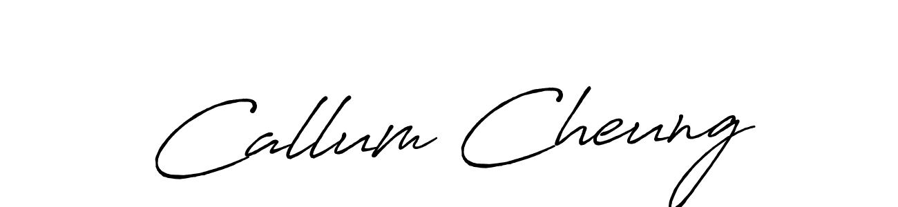 How to make Callum Cheung name signature. Use Antro_Vectra_Bolder style for creating short signs online. This is the latest handwritten sign. Callum Cheung signature style 7 images and pictures png