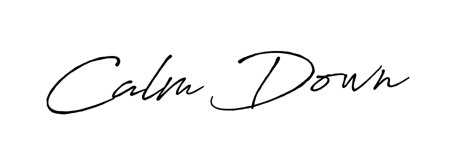 Here are the top 10 professional signature styles for the name Calm Down. These are the best autograph styles you can use for your name. Calm Down signature style 7 images and pictures png